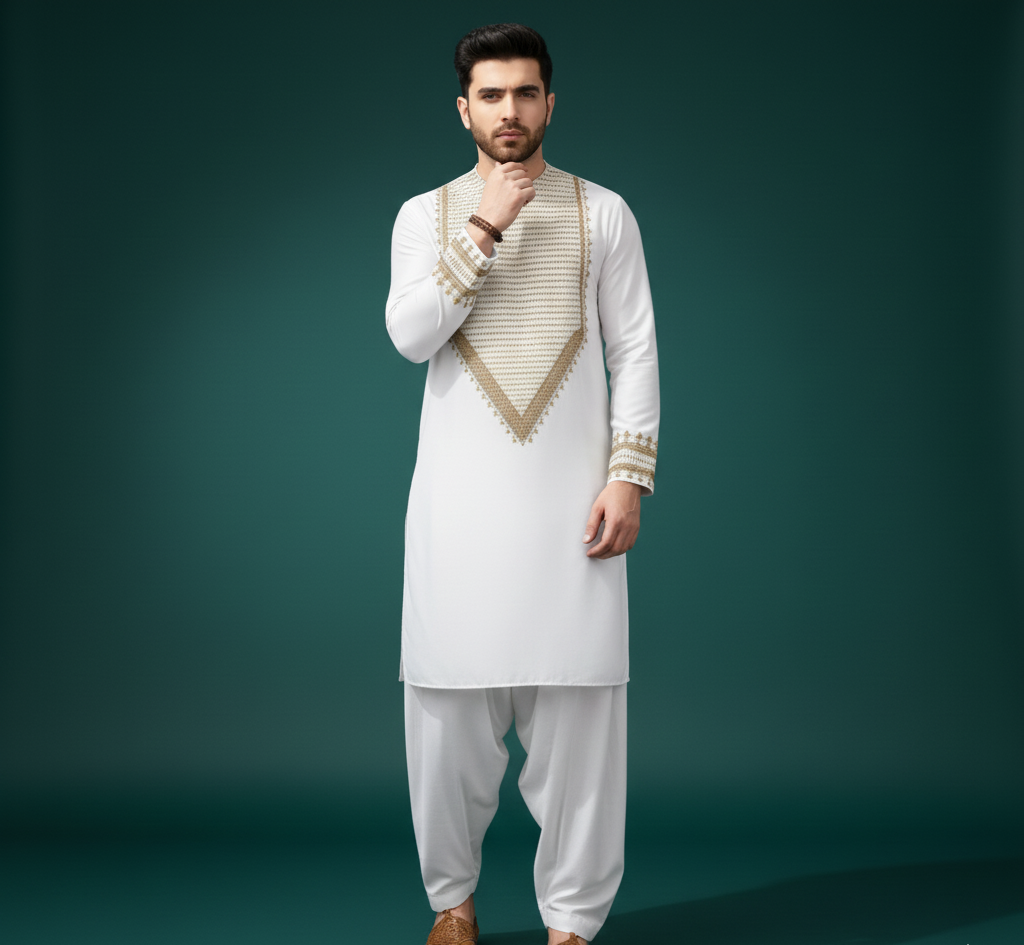 Premium Embroidered Shalwar Kameez